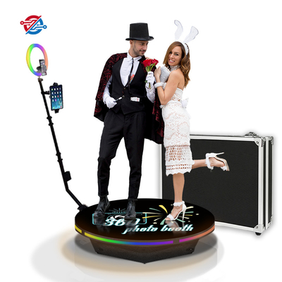 Automatische roterende spinner 360 Photo Booth-platform voor bruiloft Bevorder relatie
