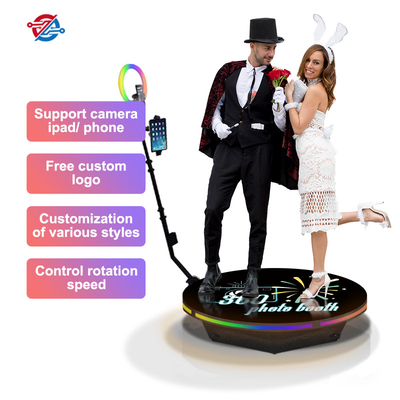 Wireless Control 360 Roterende Photo Booth Ondersteuning Smartphone