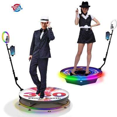 Automatic Spin 360 Photo Booth Fill Light Machine Camera Ipad Selfie Video Gratis accessoires