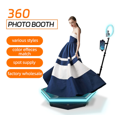 100cm de Draadloze RGB Automatische 360 Roterende Machine Selfie Videophotobooth van de Fotocabine