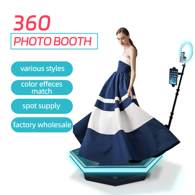 Roterende de Fotocabine van 240V 360 voor Machine van Partij de Draadloze RGB Selfie