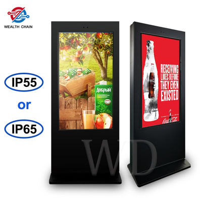 Openlucht Digitale Signage van Android 2GB HD 2K 4K Kiosk, Touch screentotem