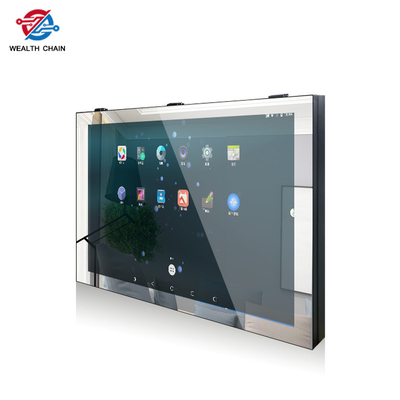 Muur-onderstel 30%/50%-LCD van de Overbrengingsspiegel Openlucht Digitale Signage Slimme TV
