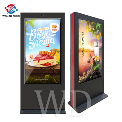Groot LCD Buitengebruiksteken voor reclame Verticale 4K UHD